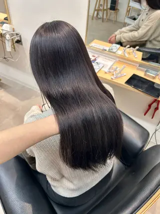 ロング カラー ハイライト/レイヤー /艶髪/吉田愛望のヘアスタイル