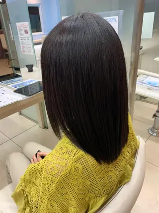 ミディアム カラー ✂︎レディース のメンズカット屋さんのヘアスタイル