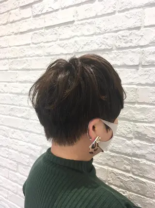 ショート 傷んだ髪をサラサラに 曲がる縮毛矯正◎高岡のヘアスタイル