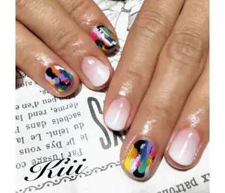 ネイル kiii.__ ✴︎*のネイルデザイン