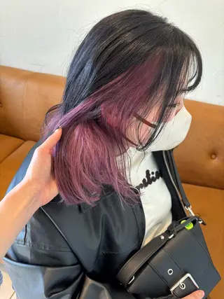 ミディアム 💞暖色艶カラー/ ホウツキカナ🍒のヘアスタイル
