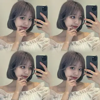 ショート ヘアアレンジ 韓国ボブ/髪質改善 /新宿/Rumiのヘアスタイル