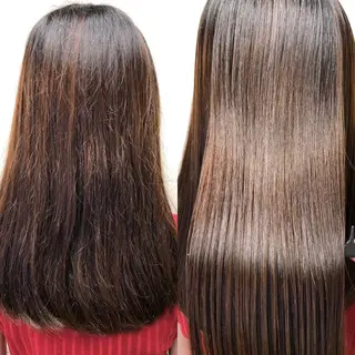ロング 髪質改善/レイヤー ストウシンゴのヘアスタイル