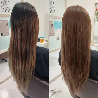 ロング HIDEMI🍀 髪質改善【HACO】のヘアスタイル