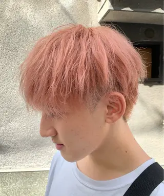 カラー メンズ 濱口 健慎のヘアスタイル
