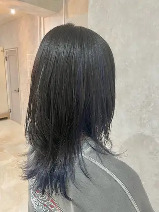 セミロング カラー 透明感🫧ナチュラル 🍀りんたろうのヘアスタイル