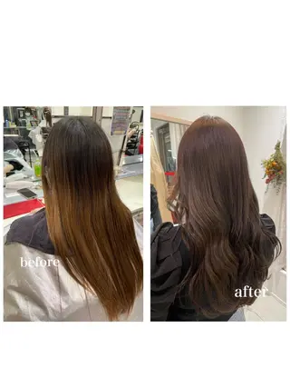 ロング Merlyosaka 早川未来のヘアスタイル