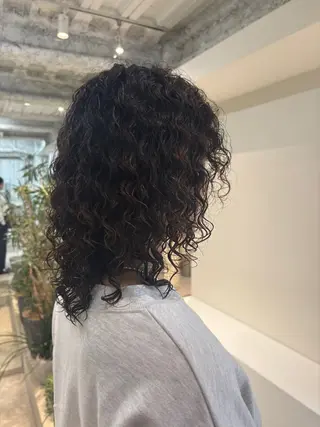 セミロング パーマ ANY/須田麻人 /パーマスタイルのヘアスタイル