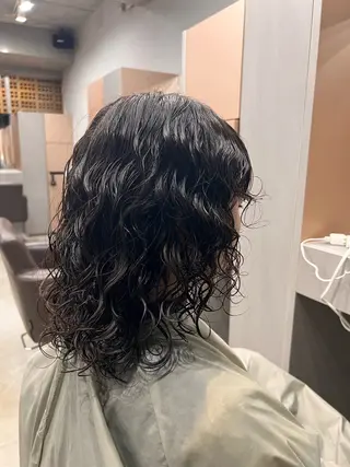 パーマ ショートボブ/似合 わせショート/表参道のヘアスタイル