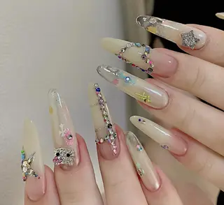 ネイル By moonネイル 🌷ワンホン/韓国風のネイルデザイン