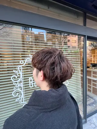 パーマ メンズ ヤシロケンタ メンズ特化のヘアスタイル