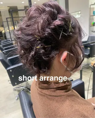 ショート ヘアアレンジ kitagawa mayuのヘアスタイル