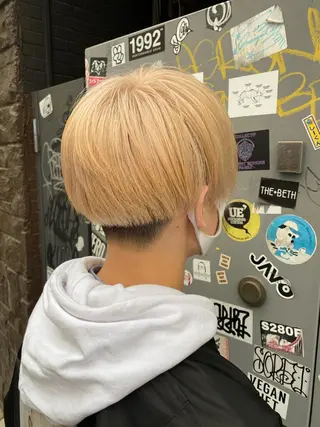 メンズ カラー ブリーチ難民の救世主 サロンINK.渋谷のヘアスタイル