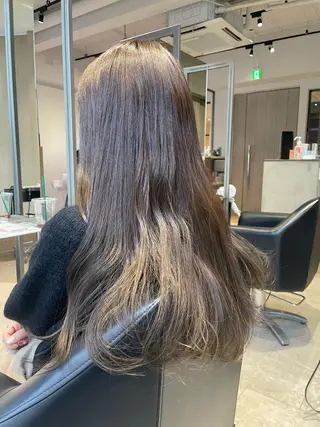 セミロング 河原 澄真のヘアスタイル