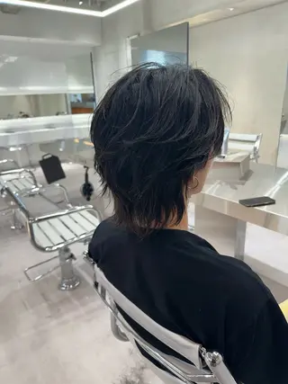 ミディアム パーマ メンズ 丸山飛鳥/アメカジ /パーマ/渋谷/のヘアスタイル