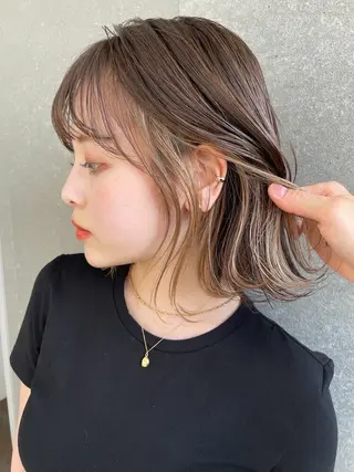 ミディアム 宇野愛華∕ パーマスタイルのヘアスタイル