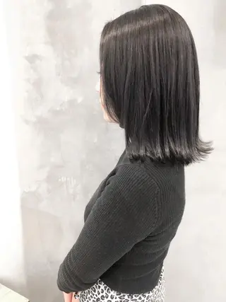 ミディアム カラー パーマ ヘアアレンジ ブリーチカラー🔥 パーマ【佐々木凌平】のヘアスタイル