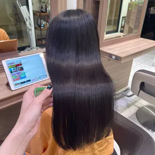 カラー パーマ 艶カラー みゆう🎀のヘアスタイル