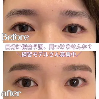 アイブロウ MILK chikaのマツエク・マツパデザイン