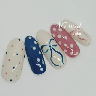ネイル AGnail 富永  /オフ無料フィルインのネイルデザイン