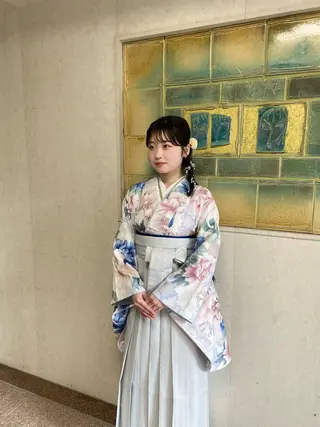 セミロング ヘアアレンジ 金沢着物レンタル 彩の家のその他イメージ