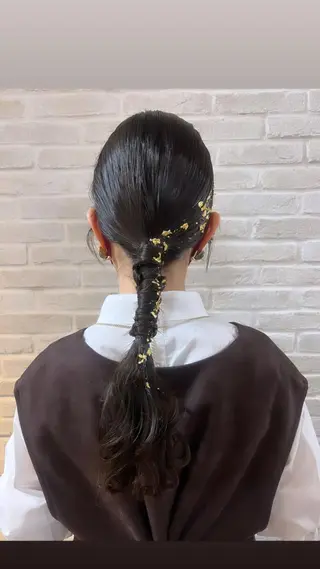 ロング ヘアアレンジ Topstylist YUKIのヘアスタイル