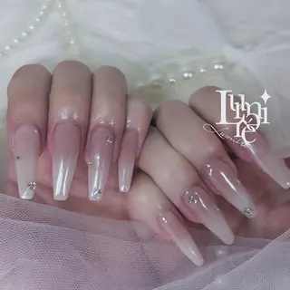 ネイル Lumière｜ ロング｜ワンホンのネイルデザイン