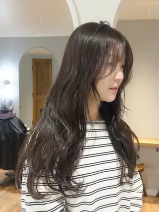 ロング カラー じゅわっと暖色カラー 🍊Moemiのヘアスタイル