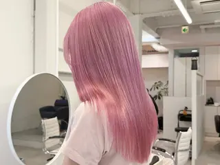 セミロング カラー ヘアアレンジ 🦠デザインカラー/ 魚瀬あおい🦠のヘアスタイル