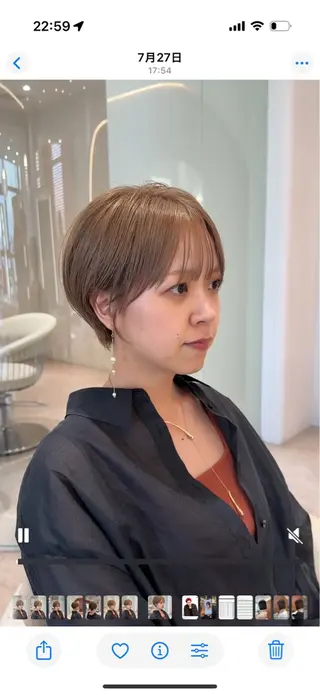 ショート カラー 田中航平/渋谷ボブ/ レイヤーボブのヘアスタイル