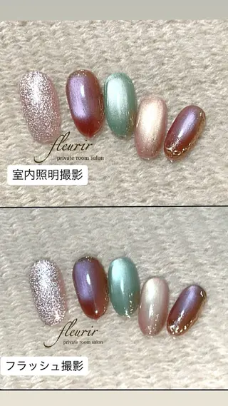 ネイル フルリール 【プライベートサロンのネイルデザイン