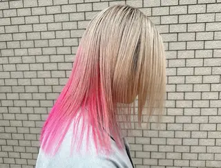 ロング カラー 汐見 悠佑のヘアスタイル