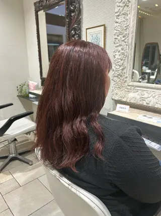 ロング カラー 高野 志穏のヘアスタイル