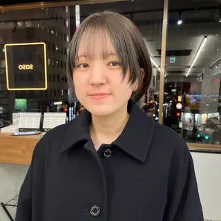 ショート カラー 初めてのショート お任せください✂️のヘアスタイル