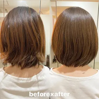 ミディアム くせ毛×ショート 上岡勇祐のヘアスタイル