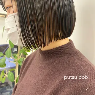 ショート カラー センターパート/ 暖色カラーayuのヘアスタイル