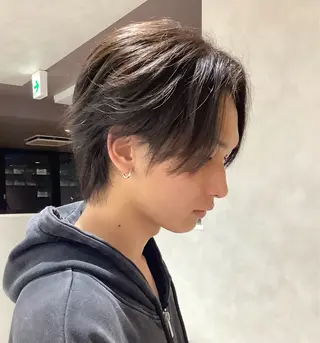 ショート カラー トウマ｜ハイトーン ケアブリーチ✨横浜のヘアスタイル