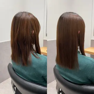 セミロング 髪質改善ヘアケア 艶髪特化/上田のヘアスタイル