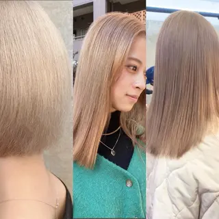カラー ハイトーン/デザイン hirokiのヘアスタイル