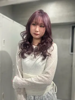 カラー ️💜akari💜 ハイトーン/レイヤーのヘアスタイル