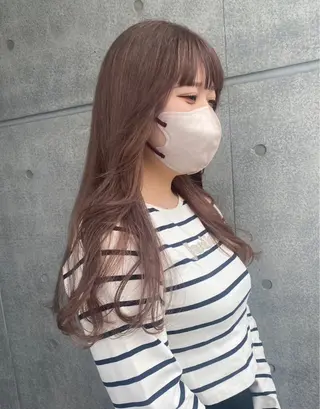 カラー ︎🤎W color MIYU‎🤎のヘアスタイル