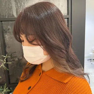 セミロング 春日 涼太のヘアスタイル