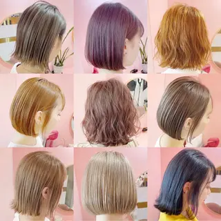 ショート カラー プル艶職人/ にしものヘアスタイル