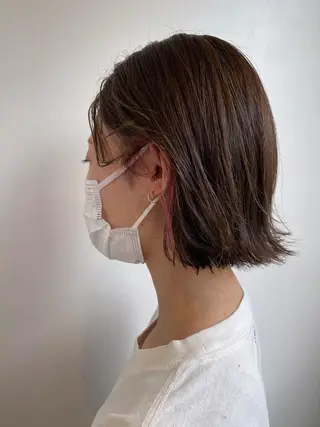 ミディアム カラー &SONS 小林亨のヘアスタイル