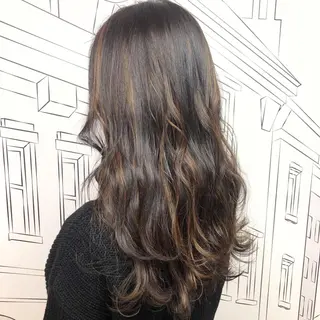 セミロング カラー TOMOKA 艶髪/透明感カラーのヘアスタイル