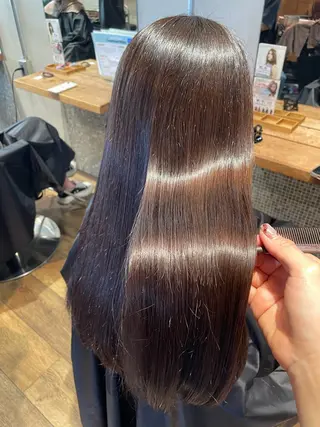 ロング カラー 💘韓国レイヤー上 品カラーruru💘のヘアスタイル