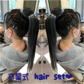 ロング ヘアアレンジ 韓国hair🦋 Nanaのヘアスタイル