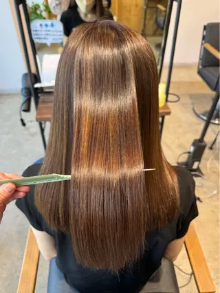 ロング カラー レイヤー/大人ボブ 渡邉【日吉美容室】のヘアスタイル