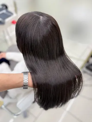 ロング 濱田 剛志のヘアスタイル