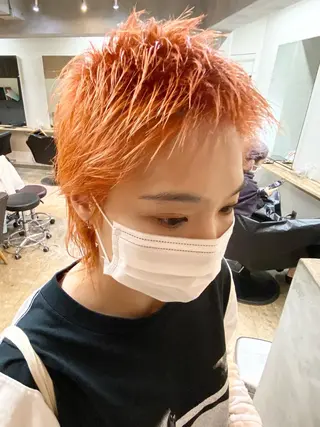 ショート カラー 坂本 裕介/パーマのヘアスタイル